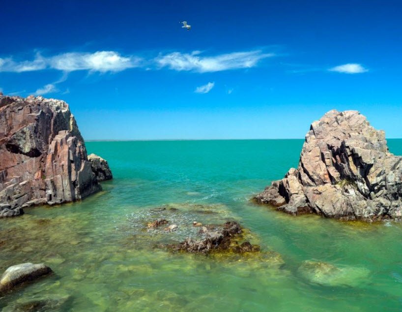Lake Balkhash, Balkhash, Karaganda Region, Kazakhstan